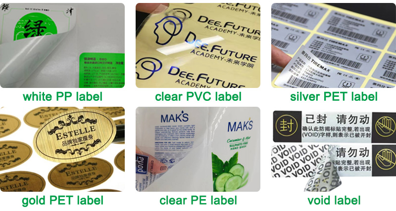 custom print waterproof label China