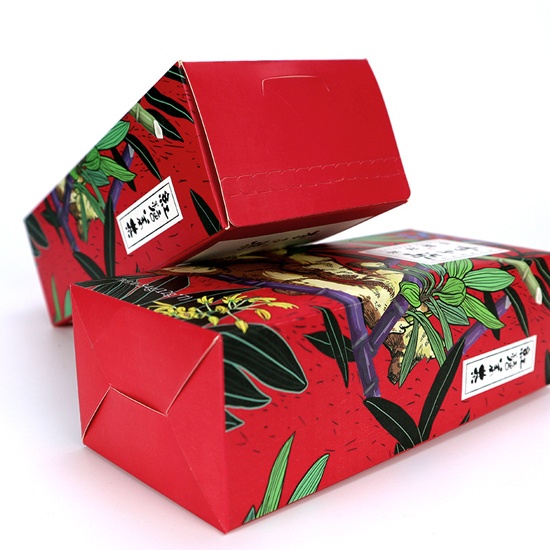 custom gift box tea bags 300 gsm paper packaging box