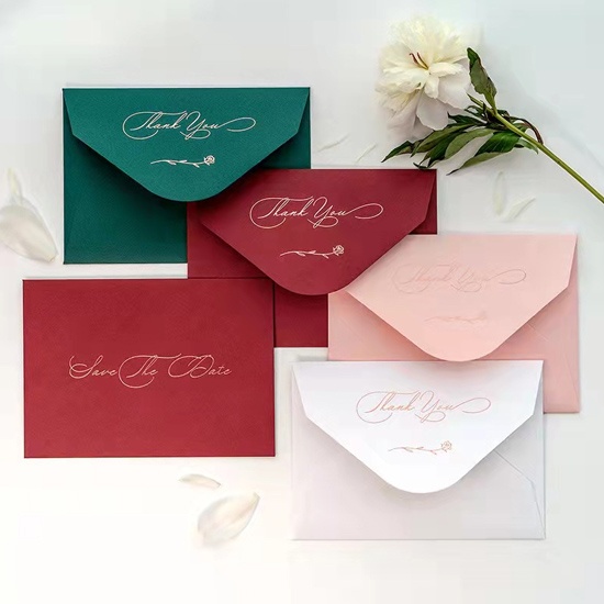 Luxury Foil Stamping Wedding Invitation Envelopes