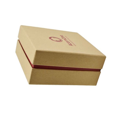 China Custom Separate Lid Brown Rigid Paper Board Gift Packing Box