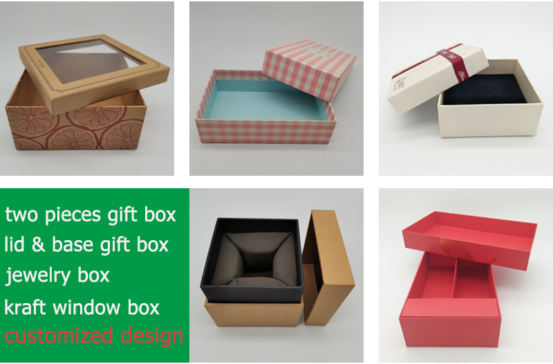 China custom two pieces gift box
