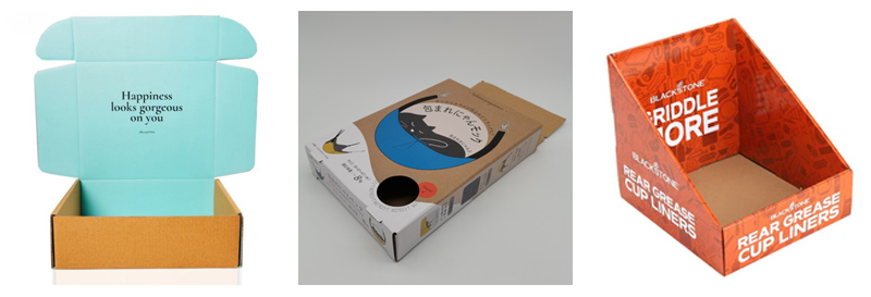 custom print corrugated paper box China