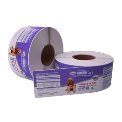 China Hangzhou Custom Adhesive Label in Roll