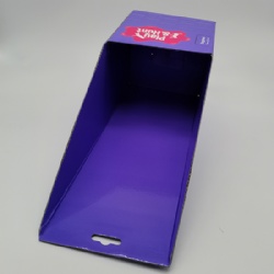 Glossy Lamination Corrugated Paper Foldable Storage Display Box