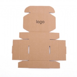 Wholesale Custom Logo Brown Kraft Paper Corrugated Mailer Boxes