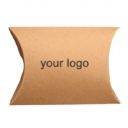 Custom Logo Pillow Shape Paper Box