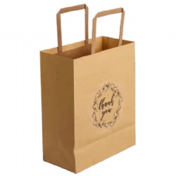 Factory Supply Printed Kraft Paper Bags With Your Logo