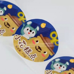Custom Die Cut Circle Round Shape Adhesive Label Stickers