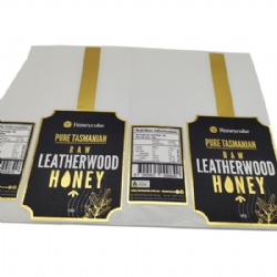 Honey Bottle Packaging Adhesive Sticker Label Printing