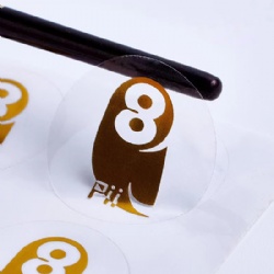 Die Cut Personalized Transparent Vinyl Stickers