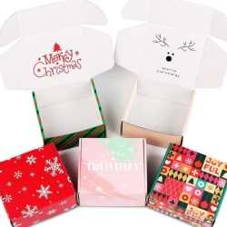 Customized Christmas Mailer Shipping Boxes