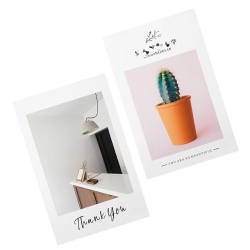 Manufacturer Customized E-commerce Thank You Cards